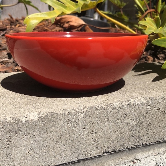 4 New Red LE CREUSET Bowls - Picture 4 of 5